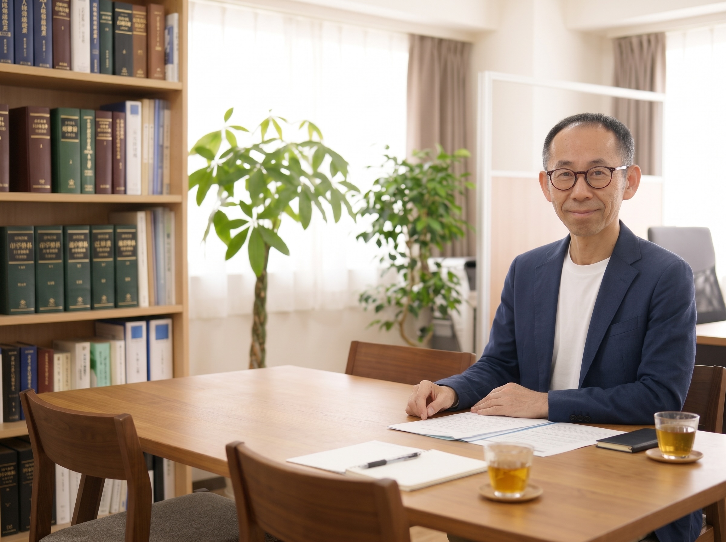 新潟県長岡市の行政書士事務所 for you 代表行政書士 酒井俊明による無料相談風景